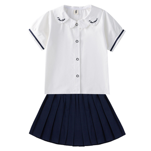 校服定制一模一样小学夏季套装幼儿园园服大班班服毕业拍照服装夏