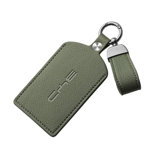 比亚迪卡片钥匙套山羊皮汉EV唐dmi宋pro秦plus海豚元海豹NFC卡包