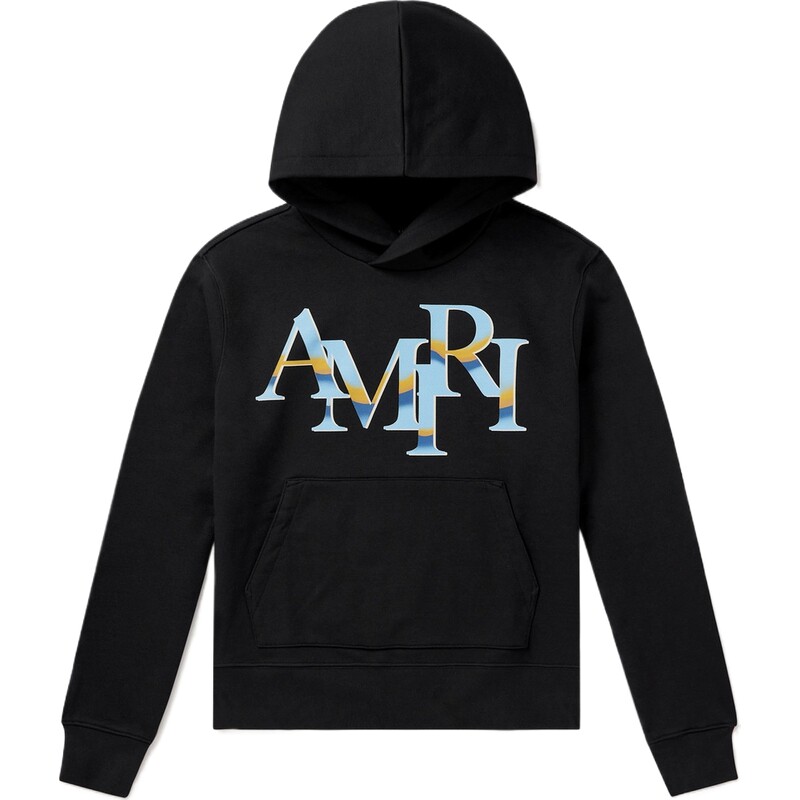 Amiri 秋冬男宽松棉质连帽卫衣