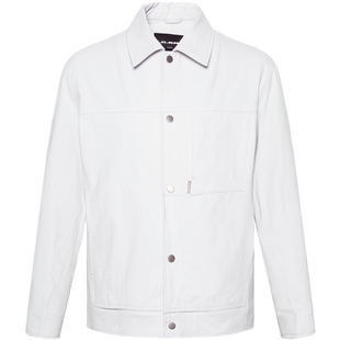 【舒柔特/薄款】利郎官方 夹克男士春季新款短款风衣翻领男装外套