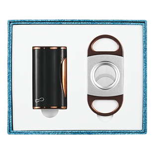 VANITY FAIR雪茄剪打火机套装雪茄剪刀雪茄钻 高级工具礼品套装