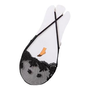 袜子女浅口夏季薄款前脚半掌隐形袜日韩系高跟鞋蕾丝花边吊带船袜