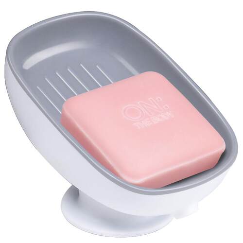 肥皂盒沥水免打孔家用轻奢吸盘香皂盒卫生间台面肥皂架浴室置物架