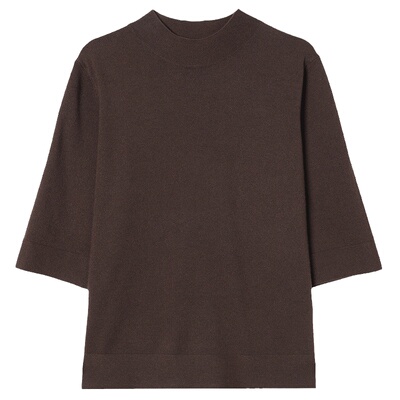 恒源祥半高领妈妈大码针织打底衫