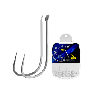 进口日本钓鱼钩散装正品罗非鲫鱼白条专用无刺钛合金袖钩竞技飞磕