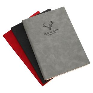 羊巴皮加厚a5笔记本本子可定制商务记事本批发办公简约复古日记本