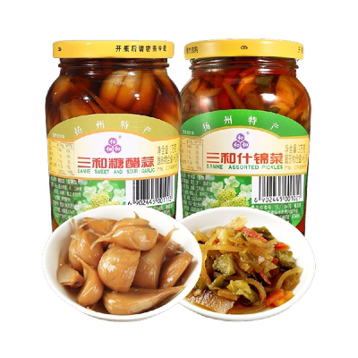 三和糖醋蒜什锦菜酱菜375g×2瓶
