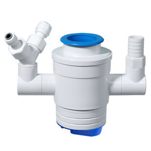 75管厨房下水管三通防臭密封排水三头通水槽净水洗碗机分水分流器