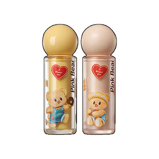 pinkbear皮可熊联名黄油小熊唇蜜精华唇釉唇泥哑光滋润口红不沾杯