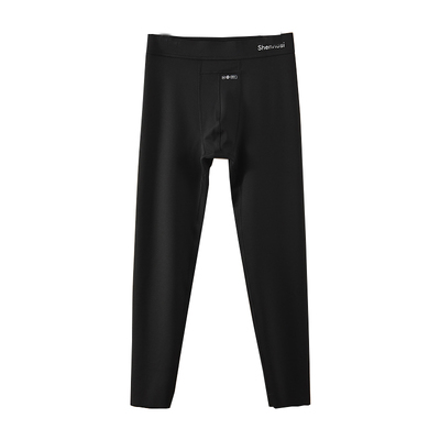 冬季男士光滑面机车裤保暖鲨鱼裤