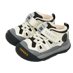 泰兰尼斯218学步鞋2025冬季新款男女童加绒保暖户外鞋包头学步鞋