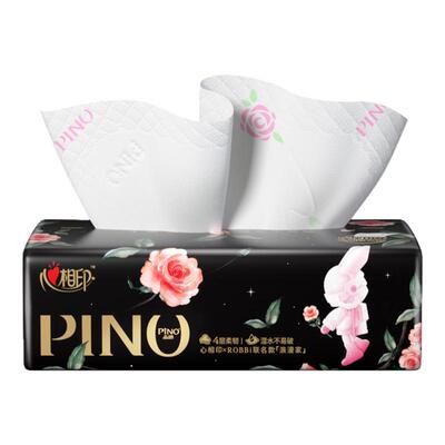心相印玫瑰香氛4层加厚80抽抽纸