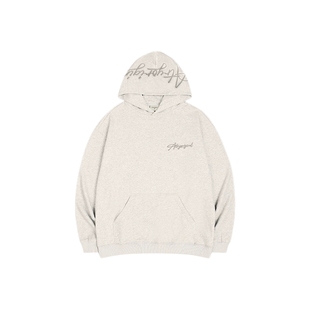 ATRY刺绣连帽卫衣男春秋新款国潮牌美式情侣装宽松套头帽衫上衣女