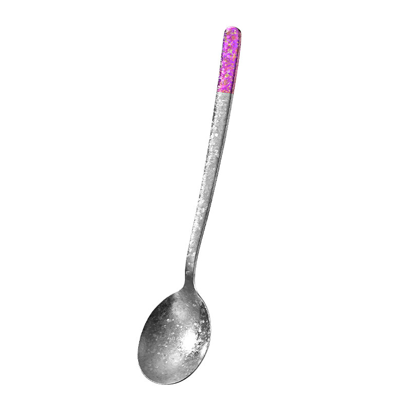 纯钛韩式冰花勺免费刻字食品级
