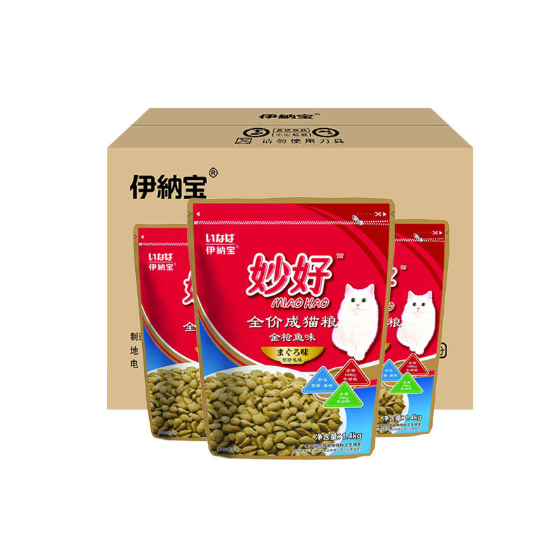 伊纳宝控制毛球通用成猫短折