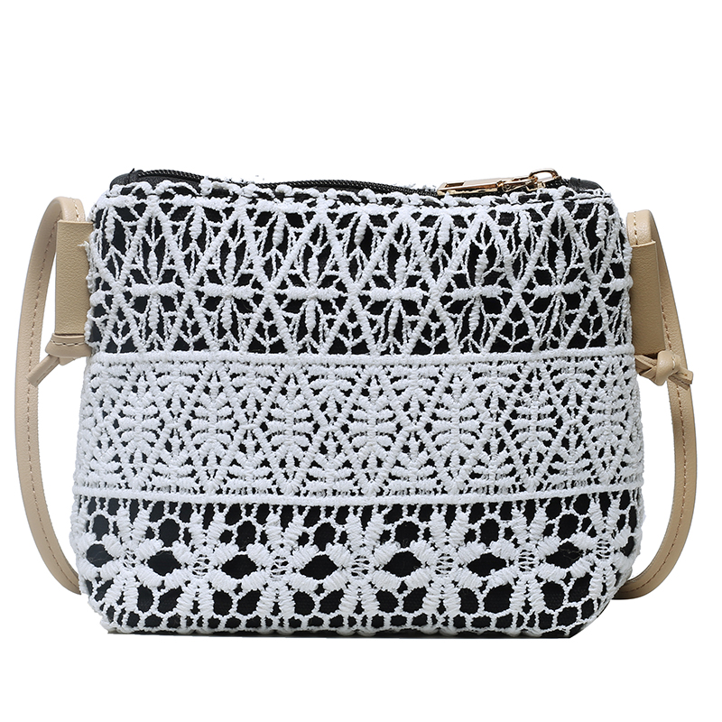 迷你小包女2024新款夏天小清新时尚蕾丝小方包百搭单肩斜挎手机包