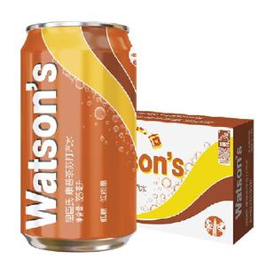 屈臣氏康普茶苏打水气泡水碳酸饮料低糖低能量新老包装随机发货