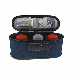 印章收纳包营业执照大容量带密码锁多格财务会计用品文件一体包便携工章保管箱证件包