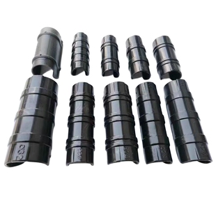 包邮大棚配件加厚ABS合金卡扣压膜卡黑夹子塑料卡薄膜管卡固膜卡