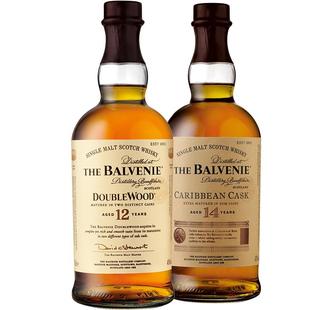 【官方】苏格兰百富12年双桶+14年加勒比桶单一麦芽威士忌洋酒