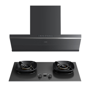 华帝小飞碟Max抽油烟机S66P超薄变频家用厨房大吸力烟机灶具套装