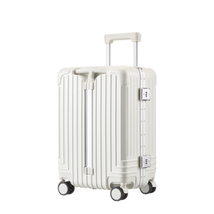 大嘴猴行李箱新款可坐骑可登机20寸铝框拉杆箱耐用旅行密码箱男女