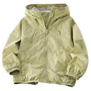 男童薄款防晒衣外套2026春夏儿童网眼休闲潮上衣中大童软壳冲锋衣