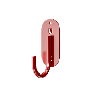 洞洞板挂钩金属彩色方孔圆孔长孔通用配件超市货架多孔板挂扣钩子