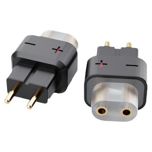 QDC母座转0.78mm 2pin耳机插针转接头QDC母转0.78公2针转接插头