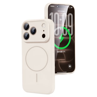 卫新款适用苹果18promax手机壳真液态硅胶iPhone18情侣17pro强磁吸高级16镜头全包15散热4防摔小众女透明