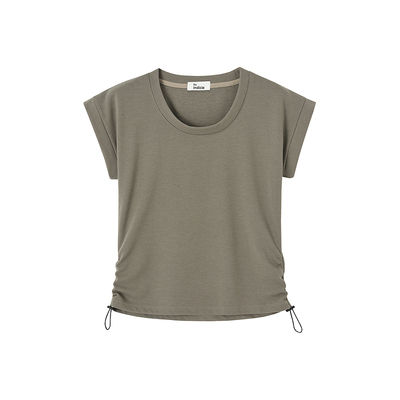 indicia标记25夏新款短款修身显瘦t恤基础款百搭极简风L2B5TX073