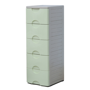 康家加厚收纳柜塑料抽屉柜子整理储物柜宝宝衣柜儿童玩具柜床头柜