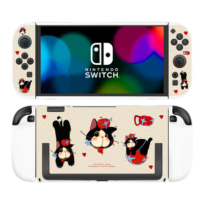 morock任天堂switch2保护套2代保护壳可插底座游戏配件手柄保护套可爱收纳包摇杆帽送钢化膜