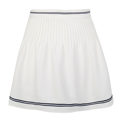 地球店少女减龄海军风a字半身裙