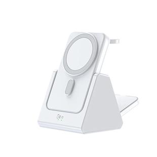 【3C认证可上飞机】金音盾三合一无线充电器magsafe磁吸充电宝带支架适用iwatch苹果iphone手机手表移动电源