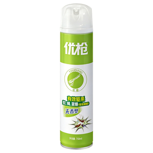 优枪杀虫气雾剂家用室内无毒750ml杀虫喷雾灭蚊苍蝇蚂蚁蟑螂蚊子