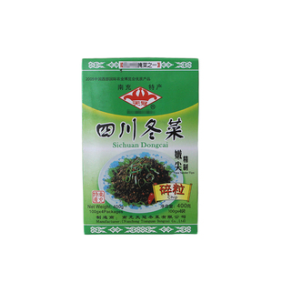 包邮四川冬菜南充特产冬菜天冠冬菜嫩尖腌菜盐菜精制碎粒咸菜400g