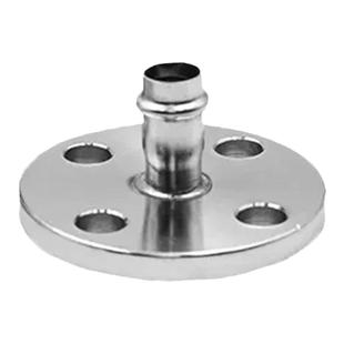 316L不锈钢双卡压法兰转换接头卡压管件薄壁法兰直接管子穿线配件