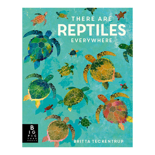 【预售】There are Reptiles Everywhere随处可见的爬行动物英文儿童科普绘本