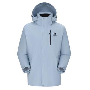 骆驼三合一冲锋衣可拆卸内胆户外2026防风防水登山服外套男女