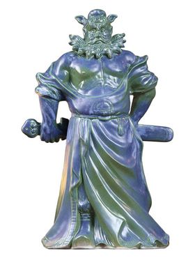 景德镇陶瓷钟馗摆件原创艺术收藏