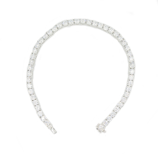 WBJ定制珠宝5mm网球手链纯银 镀金 银饰S925银 tennis Bracelet