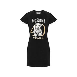 【惊喜特惠】Moschino/莫斯奇诺 女士40周年泰迪熊连衣裙