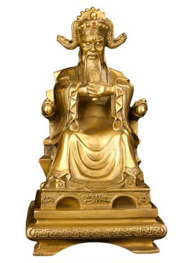 纯铜龙五爷广济龙王财神佛像菩萨