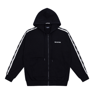 BEASTER纯棉刺绣图案卫衣外套美式鬼脸印花百搭25年新款夹克