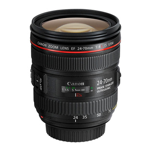 佳能24-70 f4单反镜头 EF24-70mmf4L IS USM红圈变焦恒定光圈镜头