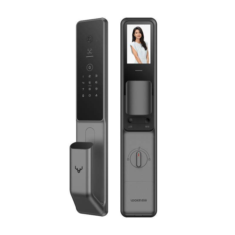 新品鹿客指脉锁S5 Max密码锁3D人脸识别智能锁指静脉猫眼智能门锁