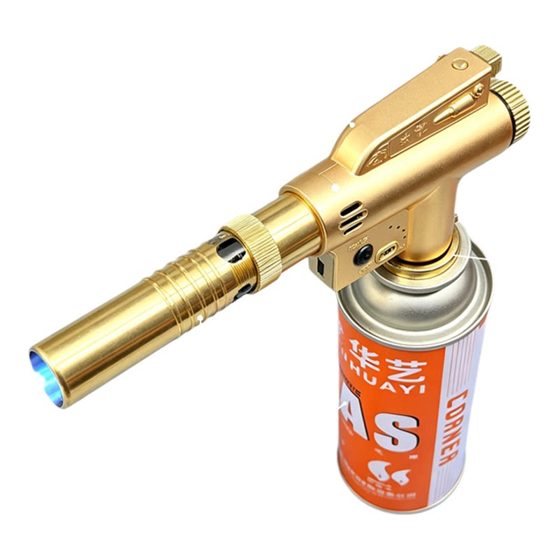 声控感应智能喷火枪烧猪毛家用手持喷火器卡式气罐烘焙户外点火器