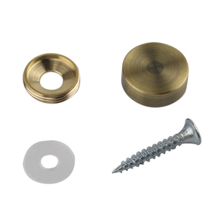 古铜色镜钉纯铜装饰盖实心广告钉螺丝遮丑盖玻璃镜片固定钉装饰钉