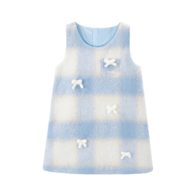 迪士尼公主羊毛保暖公主裙连衣裙